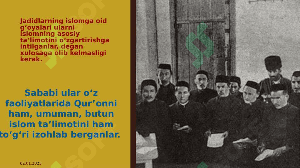 Jadidchilik harakatining Turkiston ijtimoiy-siyosiy va madaniy hayotiga ta’siri 7