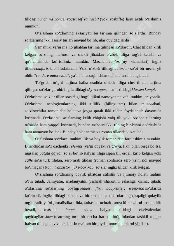 Nutqda o‘zlashma so‘zlarning ma’noviy siljishlari 5