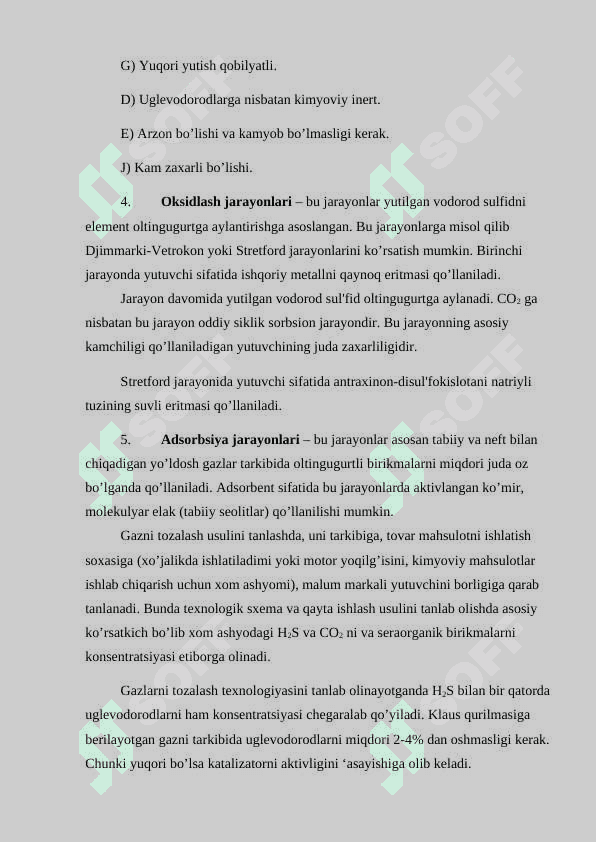Tabiiy gazni tozalash va qayta ishlash usullari 5