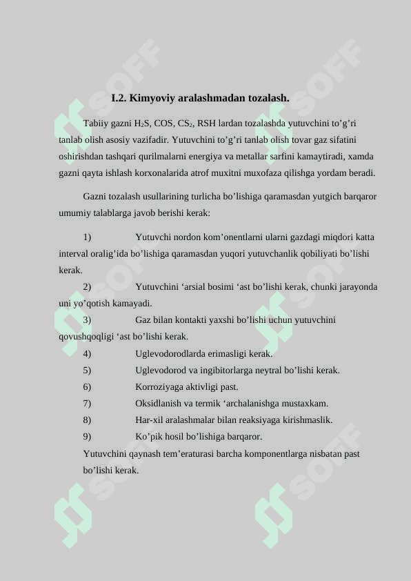 Tabiiy gazni tozalash va qayta ishlash usullari 7