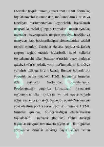 Form teglari bilan ishlash (register) 2