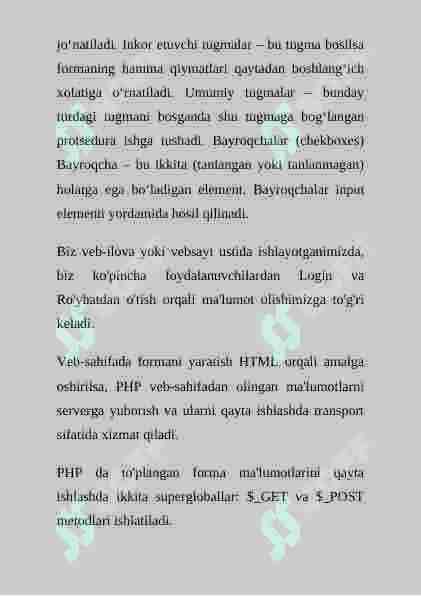 Form teglari bilan ishlash (register) 3