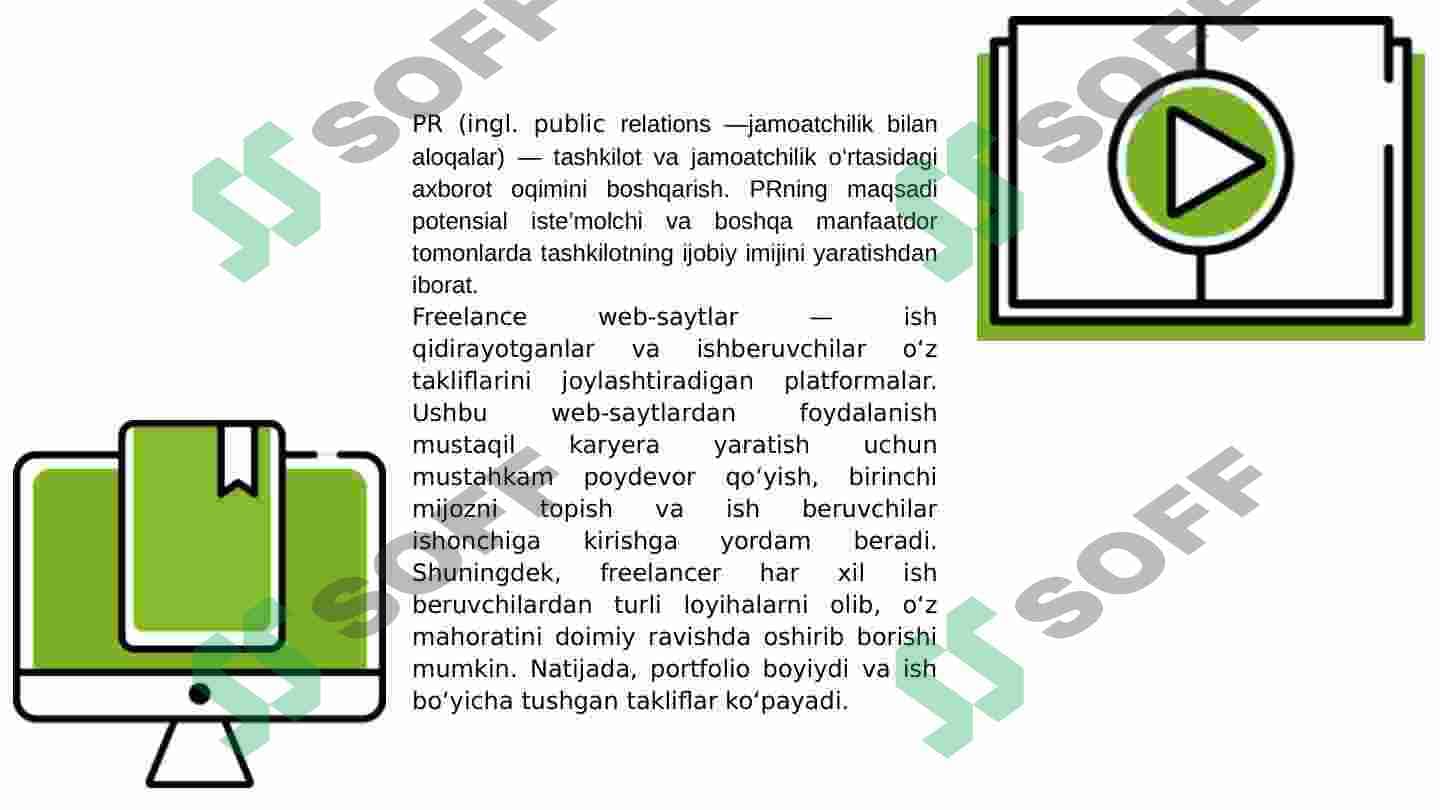 Feenance tizimlari web-feenace saytlari bilan tanishish 2