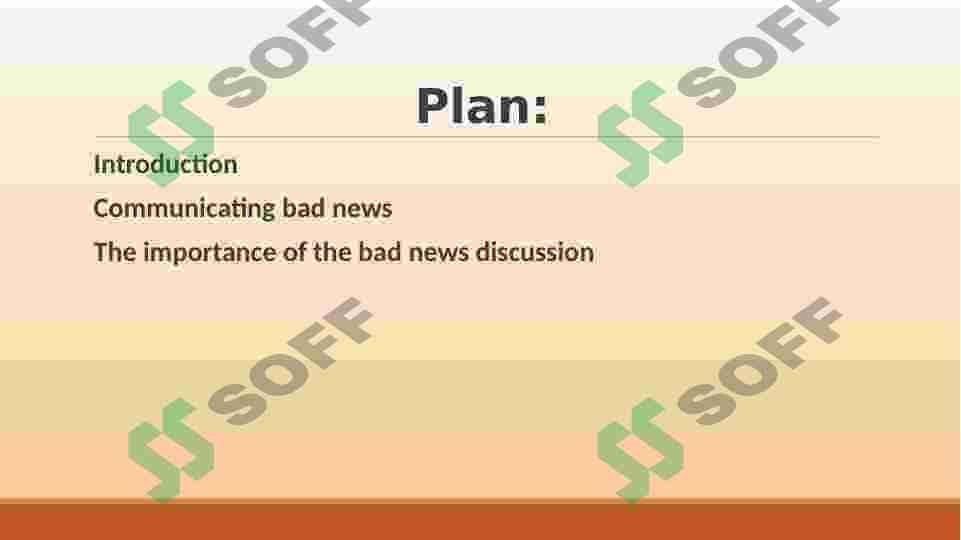 Giving bad news 2