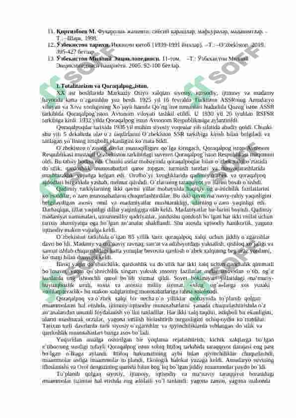 MUSTAQILLIK YILLARIDA QORAQALPOG’ISTON RESPUBLIKASI 2