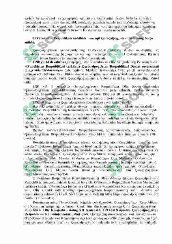 MUSTAQILLIK YILLARIDA QORAQALPOG’ISTON RESPUBLIKASI 3