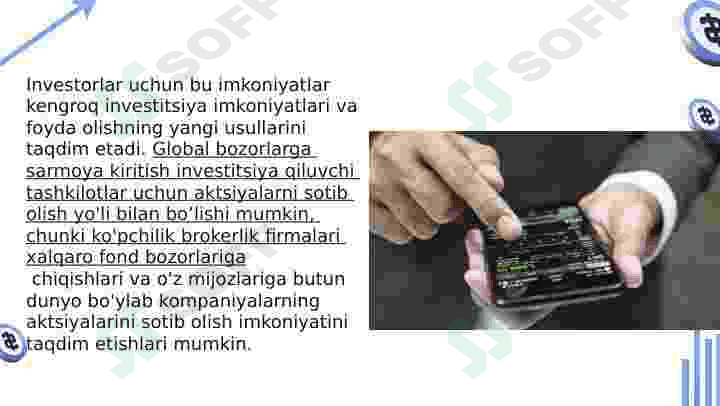 Globalizatsiya jarayonlarining investitsiyaga ta'siri 4
