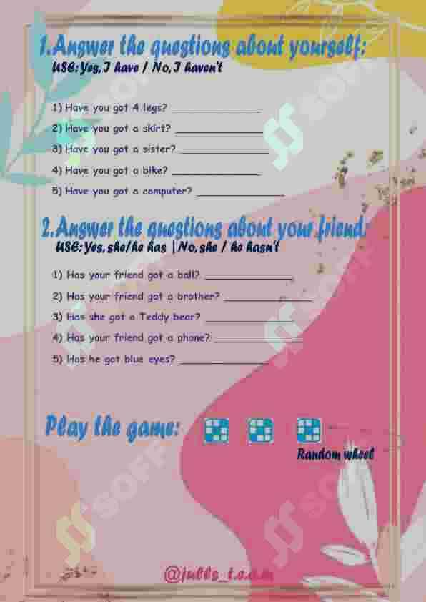 have got. has got 2