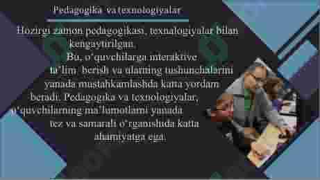 Hozirgi zamon pedagogikasining jamiyatda tutgan o‘rni 4