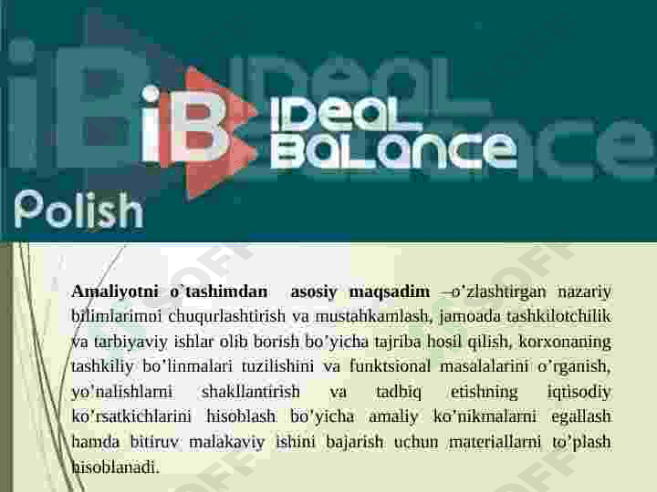 Amaliyot hisoboti. Xususiy korxonaning buxgalteriyasi, tashkiliy tuzilmasi 2