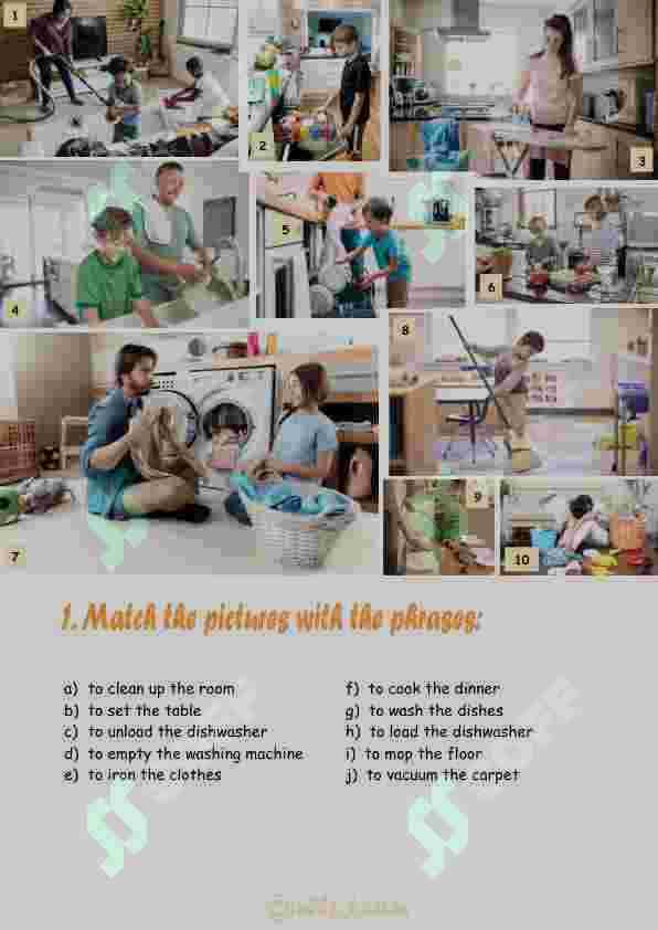 household chores workbook 2
