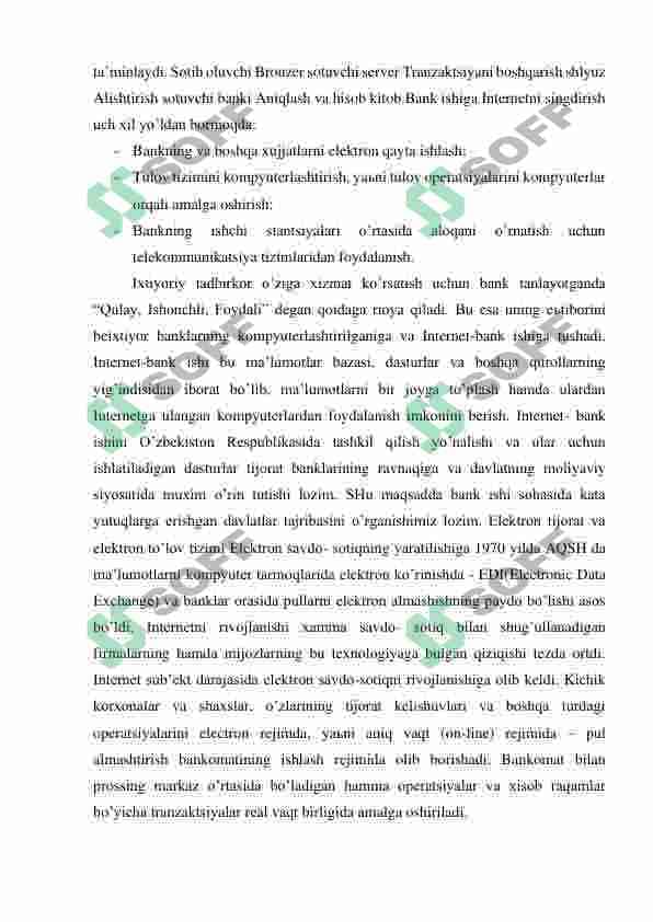 ELEKTRON BIZNES, INTERNET-MARKETING VA  MOBIL-TIJORAT 5
