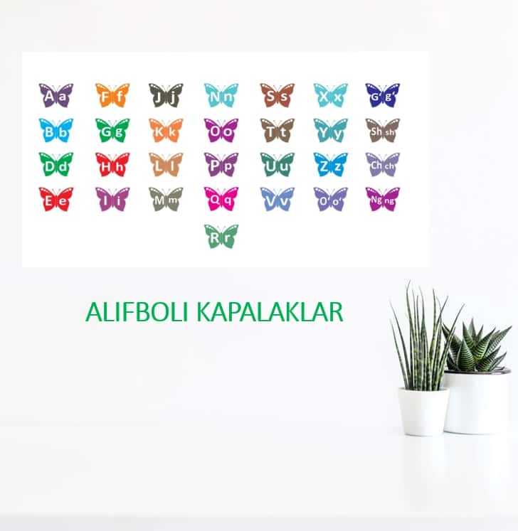 ALIFBO KALALAKLI ALIFBOLAR HARFLAR ALIFBE 1