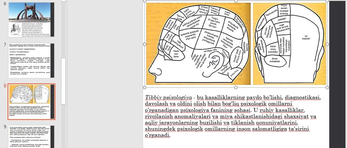 “Tibbiy psixologiya fanining tarixi, amaliy ahamiyati va o‘rganish uslublari” 1