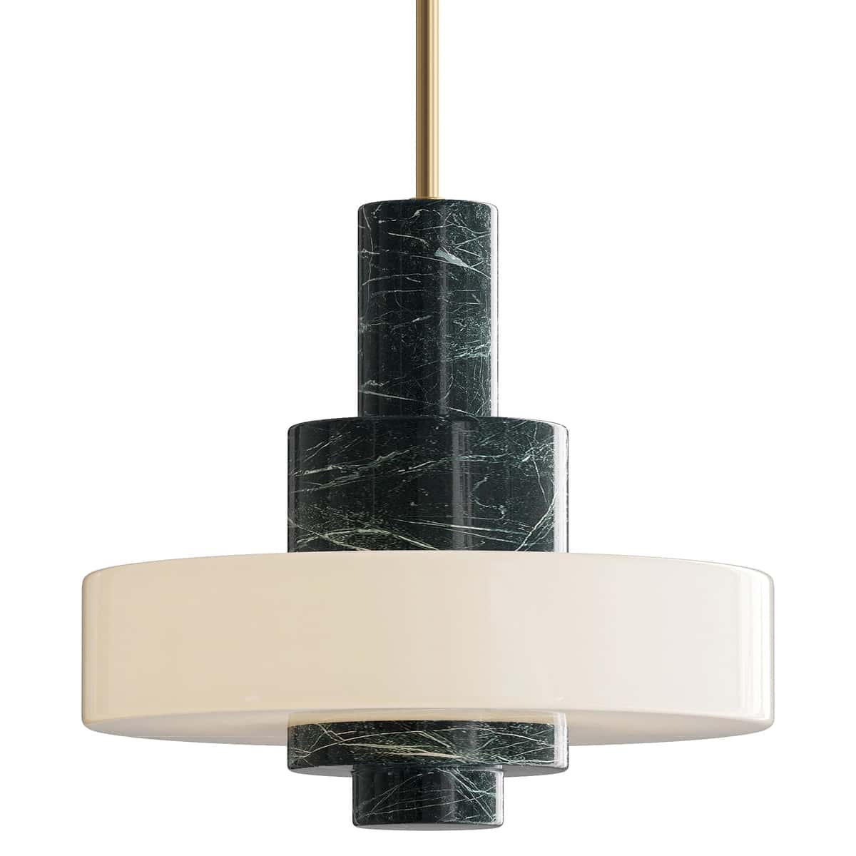 Mercury Green Marble Pendant Lamp 1