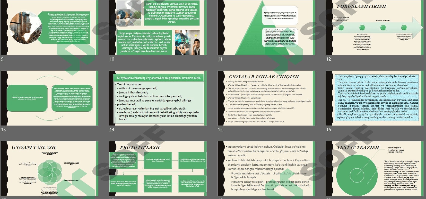 FIKRLASH DIZAYNI («DESIGN THINKING») 2