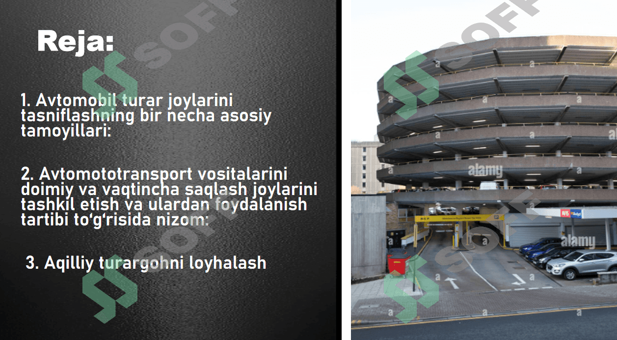 Avtomobil turar joy tasnifi tamoillari 2