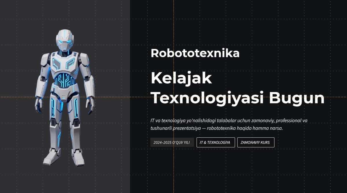 Robototexnika — Kelajak Texnologiyasi Bugun 1