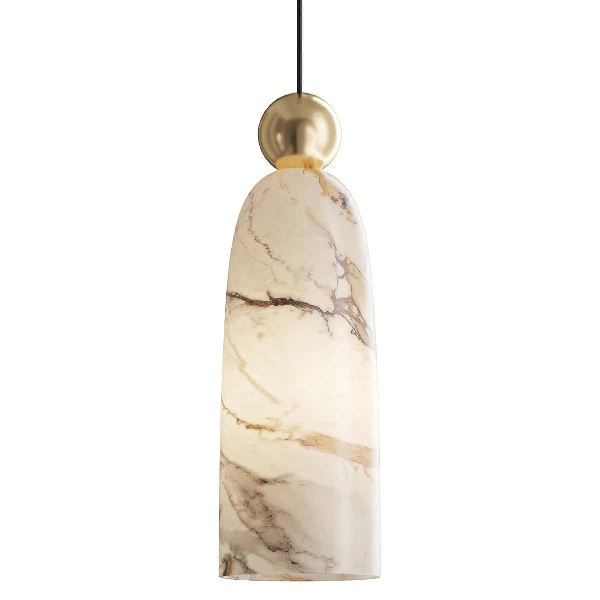 Figure Alabaster Pendant Lamp 1