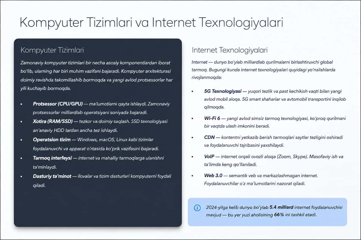 Axborot Texnologiyalari 1