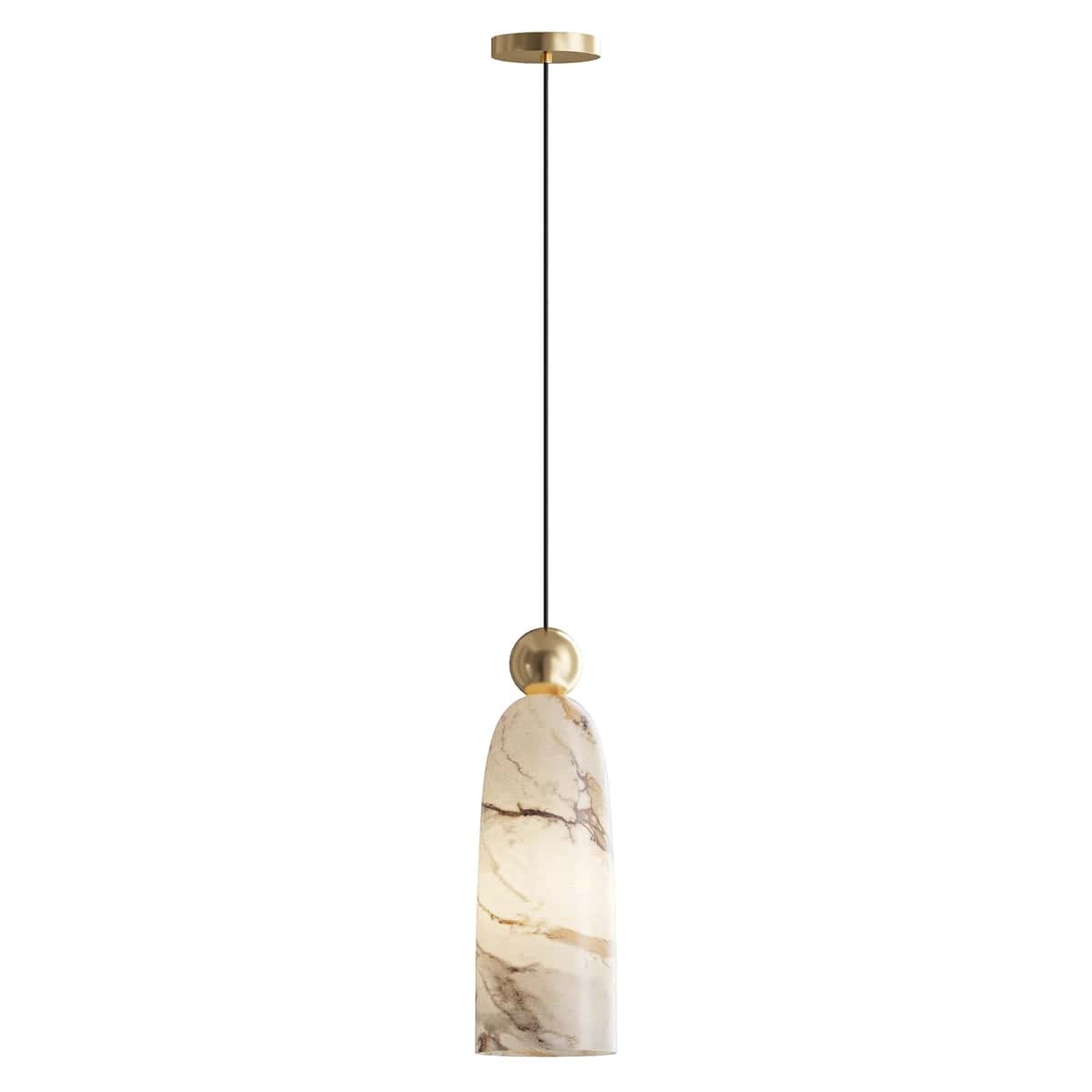 Figure Alabaster Pendant Lamp 2