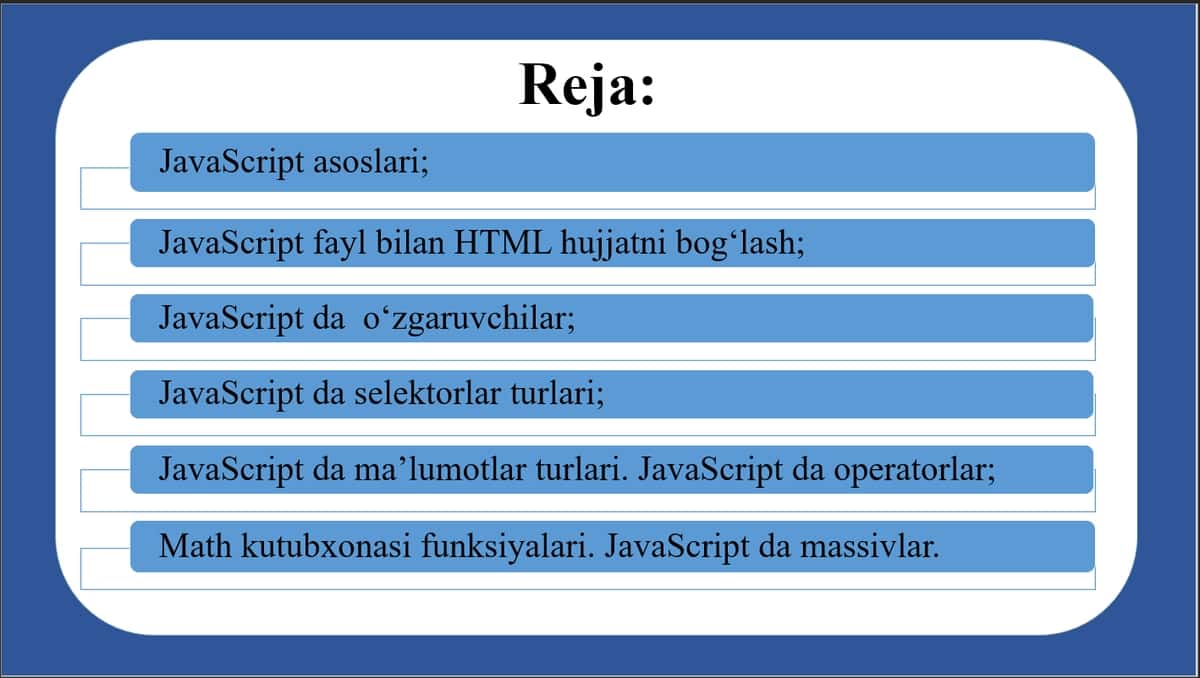Javascript asoslari 2