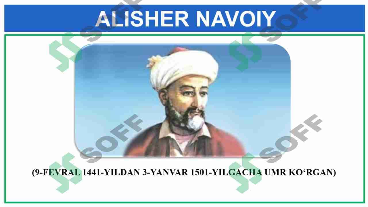 ALISHER NAVOIY 1