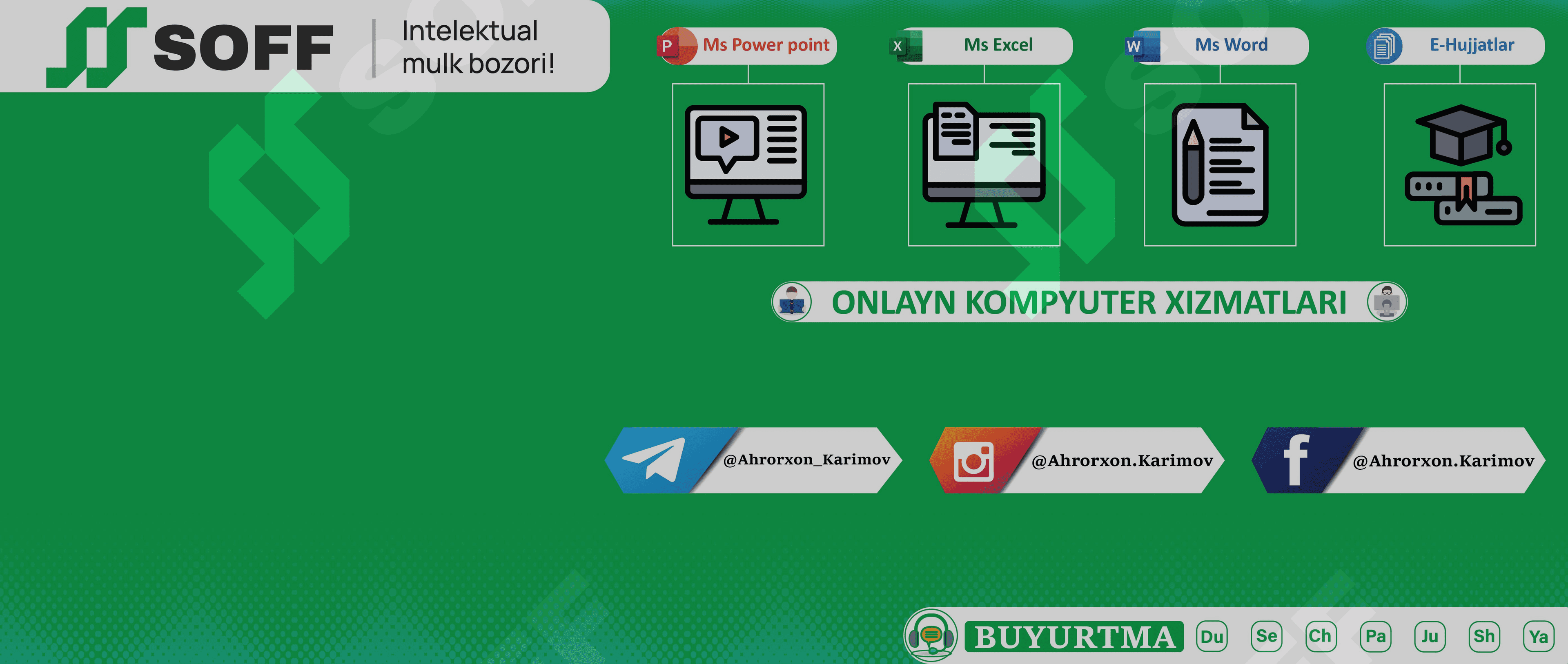 Soff.uz sellerlarining profili uchun orqa fon banneri 1