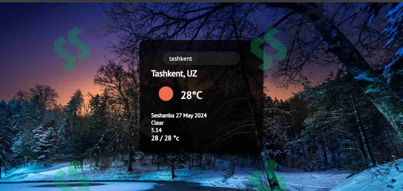 Weather app javascript 1
