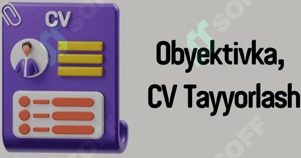 CV (in english) tayyorlash uchun shablon full 1
