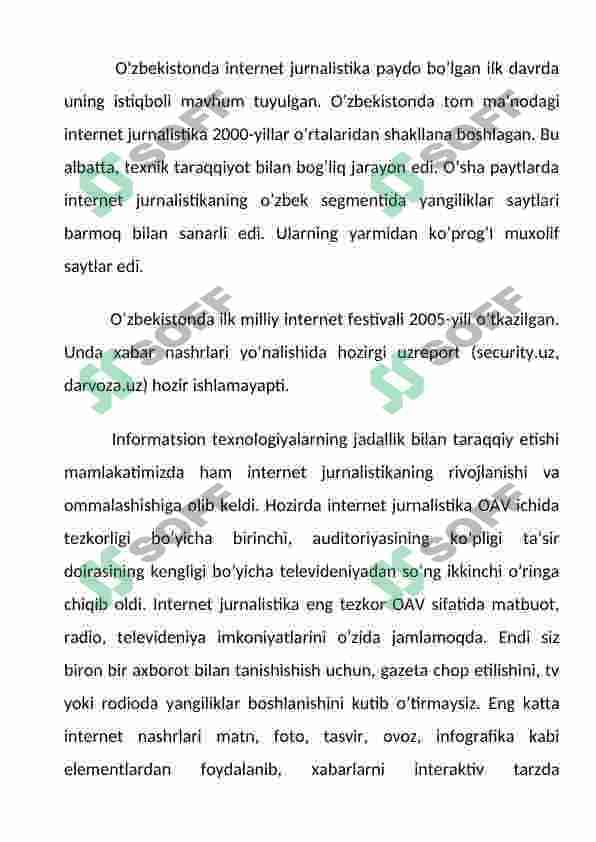 O’zbekistonda internet jurnalistikasi 2