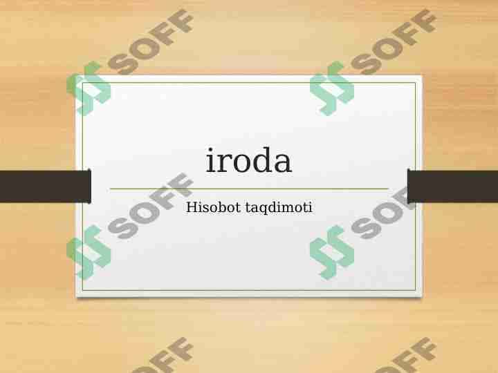 Iroda