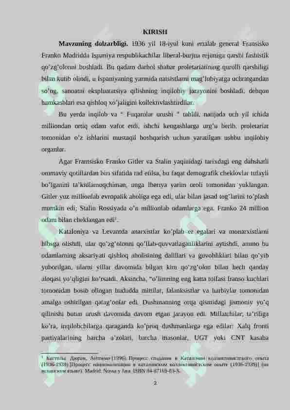 Ispaniya inqilobi va uning tarixiy ahamiyati 2