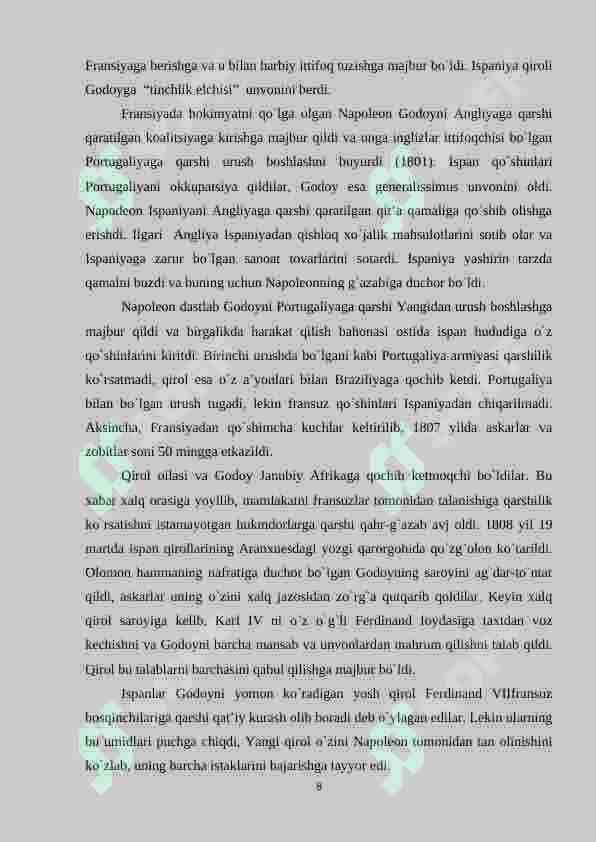 Ispaniya inqilobi va uning tarixiy ahamiyati 8