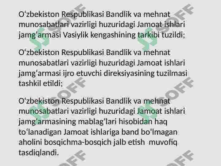 "Jamoat ishlari" jamg'armasi 3