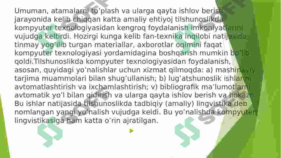 O‘zbek tili morfologik lug‘atini takomillashtirish 3