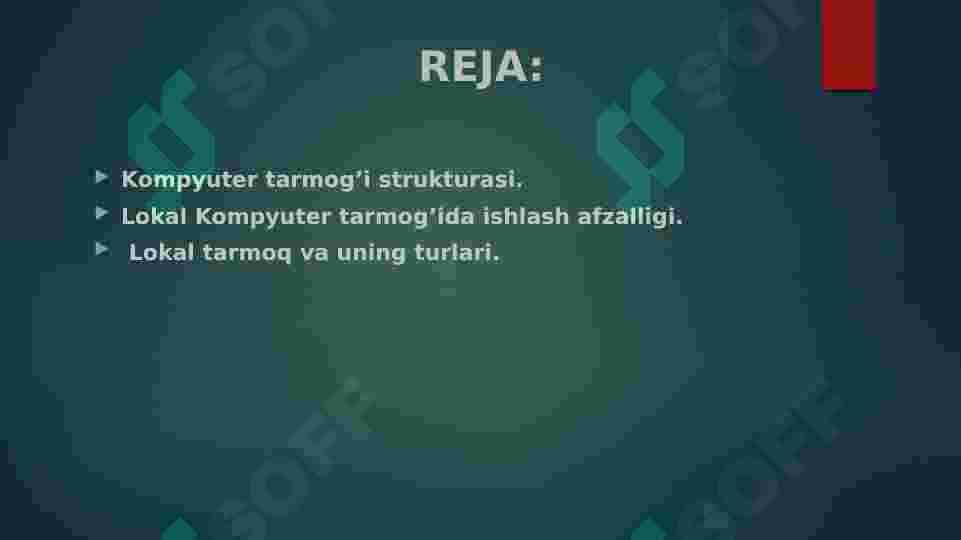 Lokal kompyuter tarmog’I 2