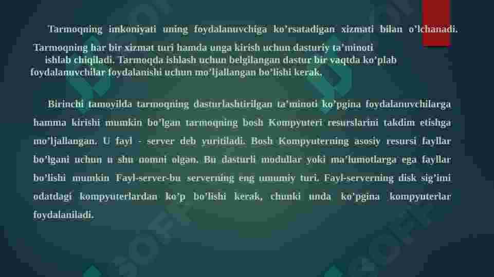 Lokal kompyuter tarmog’I 3