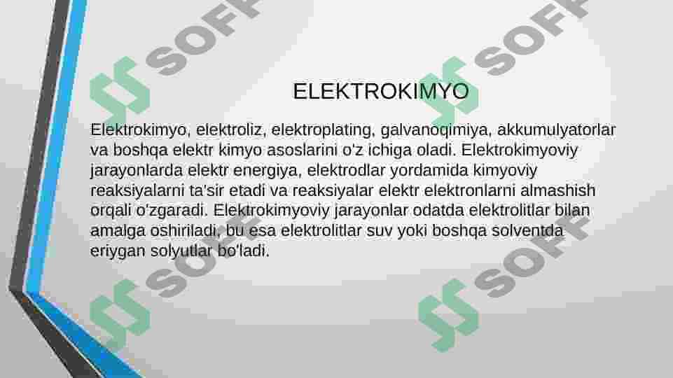 Elektrokimyoviy jarayonlar, Nernst qonuni va unining matematik ifodasi 3
