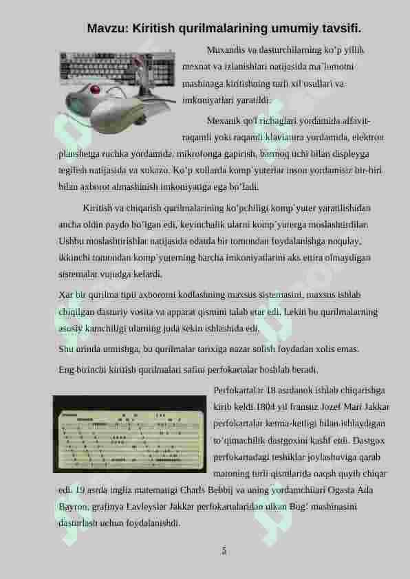 kiritish qurilmalari 5