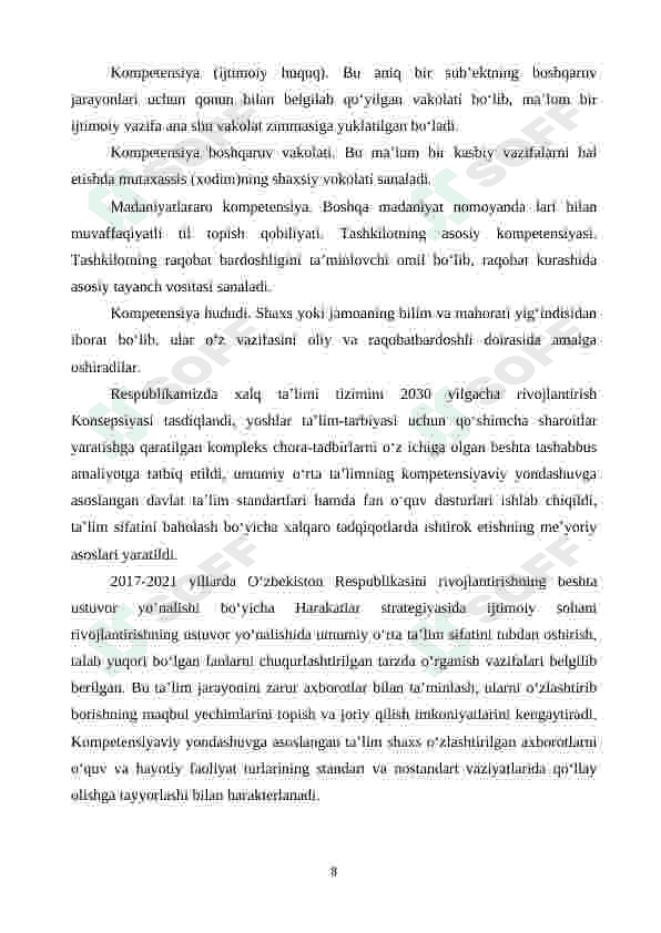MTTda kompetentsiya tushunchasi va uning mohiyati 8