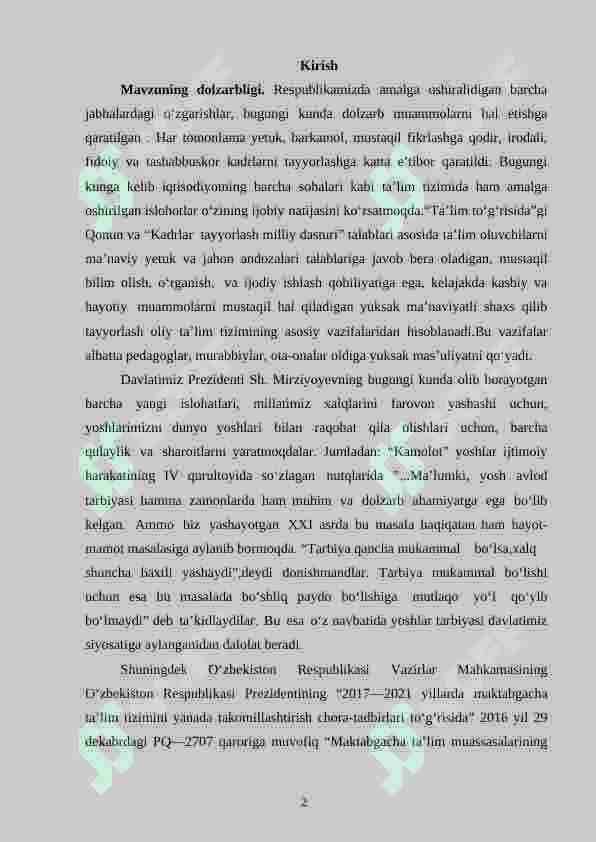 Kichik maktab yoshi bolalarida bilim o’zlashtirish jarayonida yuzaga keladigan konfliktlar 2