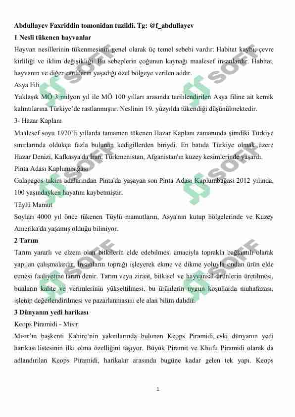 Milli sertifika Konuşma soruları ve cevaplar