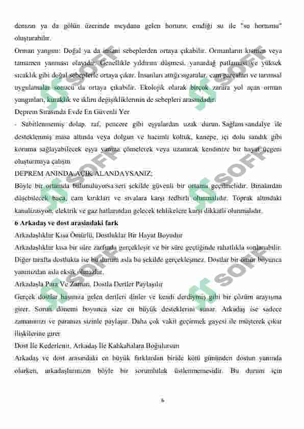 Milli sertifika Konuşma soruları ve cevaplar 6