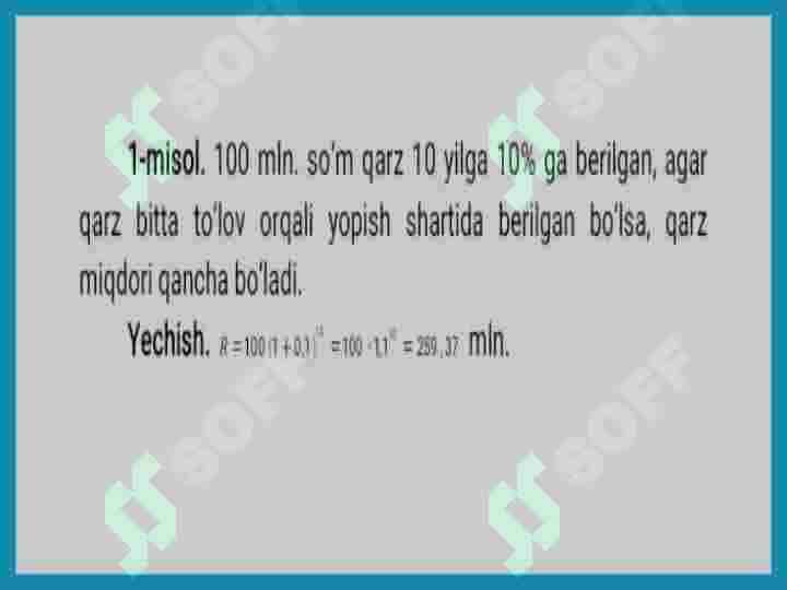 Kredit hisobi 3