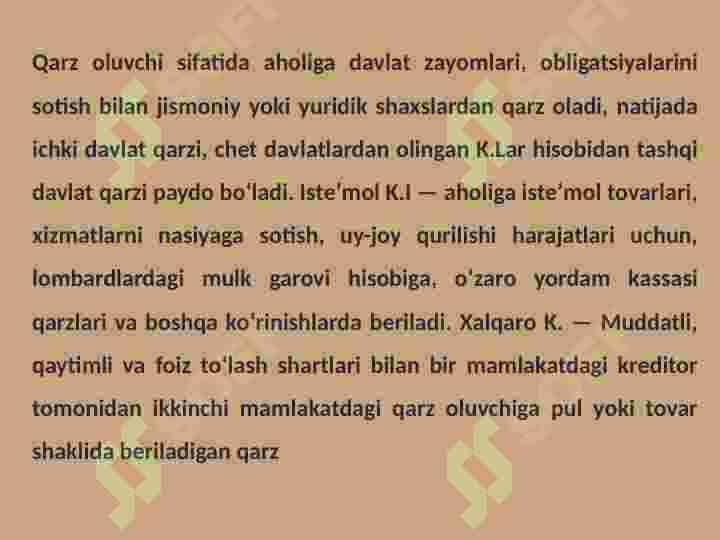 Kreditning Zarurligi, Funksiyalari Turlari Va Shakllari. 7