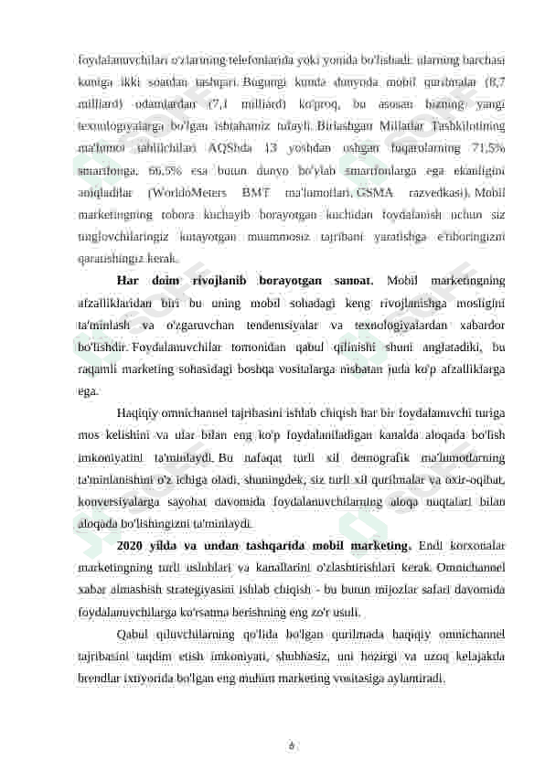 Bozor raqobati sharoitida korxonalarda marketing faoliyatini boshqarish 6