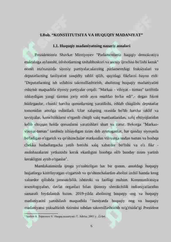 HUQUQIY ONG VA HUQUQIY MADANIYATI 6