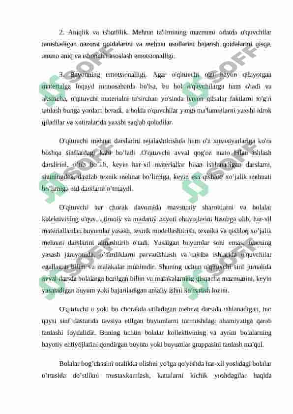 Boshlang'ich ta'limda o'quvchilarning mehnati, jismoniy va estetik tarbiyasi 6