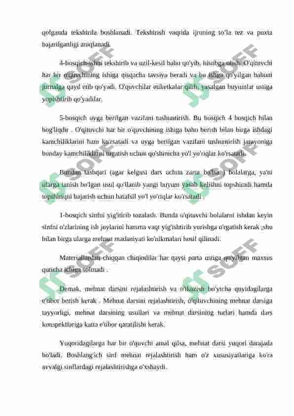 Boshlang'ich ta'limda o'quvchilarning mehnati, jismoniy va estetik tarbiyasi 8